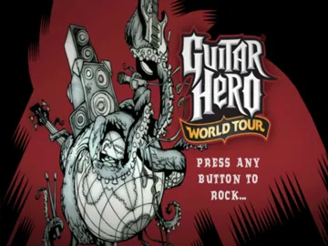 Guitar Hero World Tour screen shot title